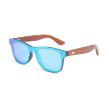 2019 Mens Sunglasses Polarized Walnut Wood Mirror Lens Sun Glasses Women Brand Design